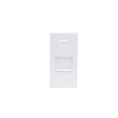 RJ45 frontplate med lukker