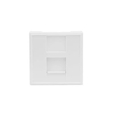 Enkel port frontplate med lukker